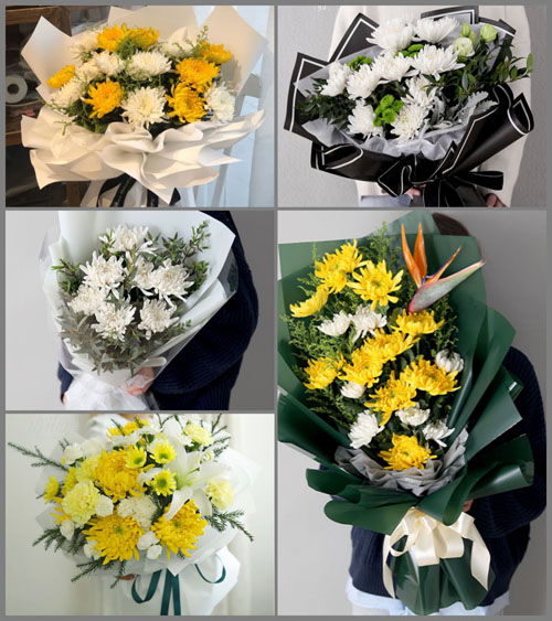 贵州毕节市威宁县黑石镇双河村白事花束代送